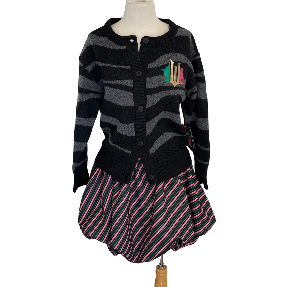 NWT Wicked Paul Tazewell x Target Stripe Cardigan & Bubble Skirt Set